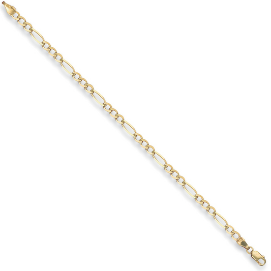 Yellow Gold 3.5mm Economy Figaro Chain