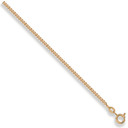 Yellow Gold 2mm Traditional Classic Curb Chain