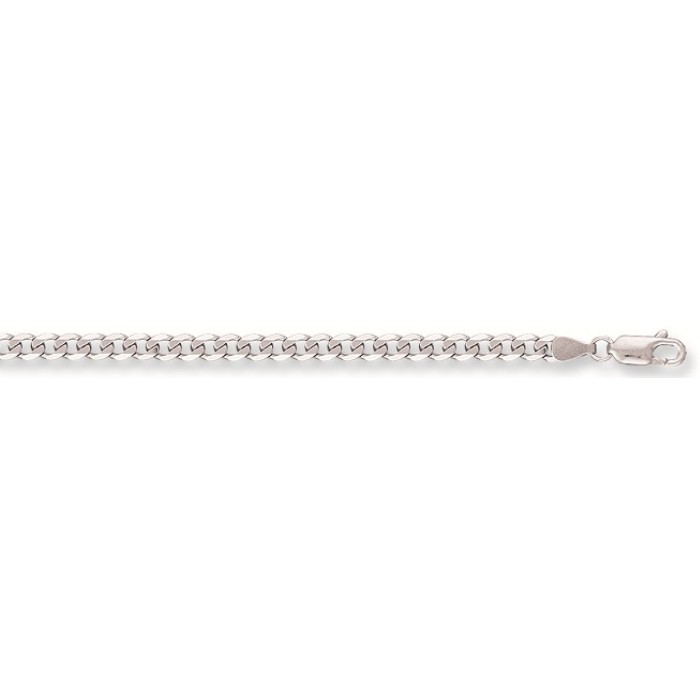 White Gold 4.7mm Curb Chain