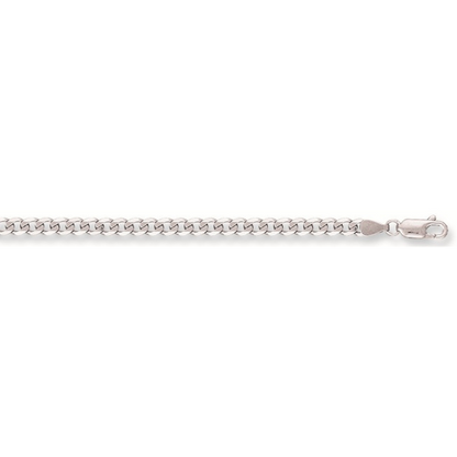 White Gold 4.7mm Curb Chain