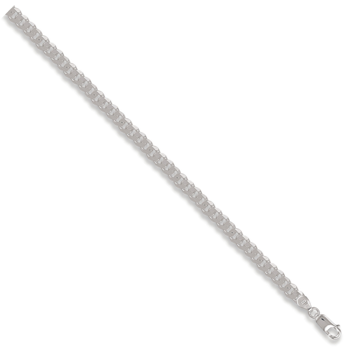 Silver 5.4mm Curb Chain