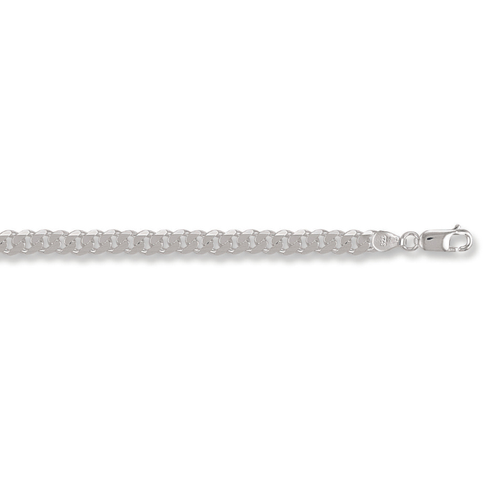 Silver 5.4mm Curb Chain