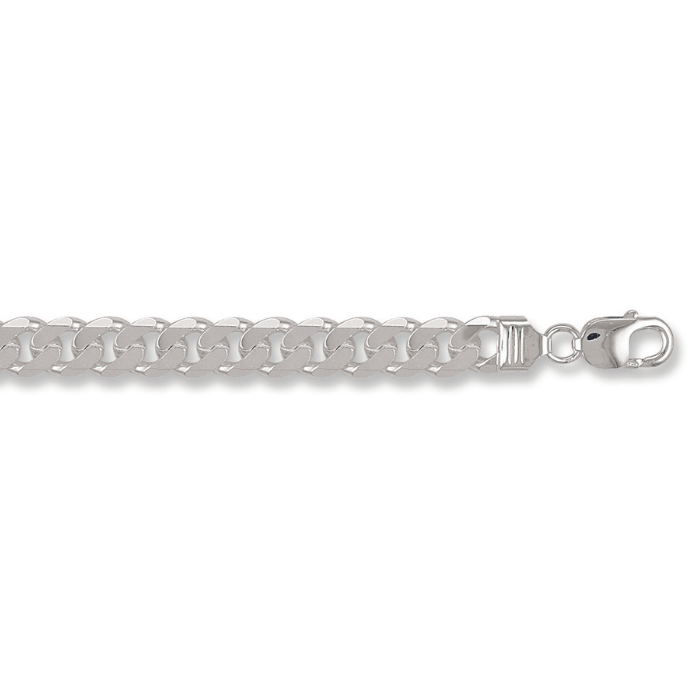 Silver 9.5mm Curb Chain