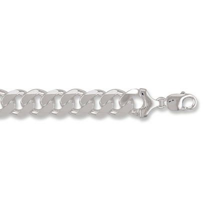 Silver 14.7mm Curb Chain