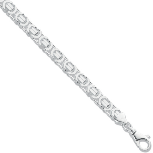 Silver 6.8mm Byzantine Chain