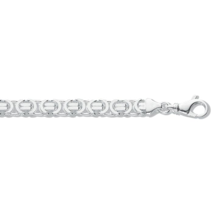 Silver 6.8mm Byzantine Chain