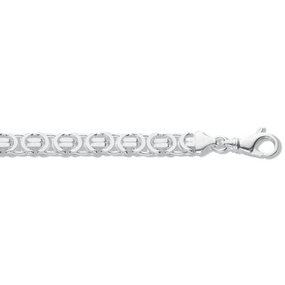 Silver 6.8mm Byzantine Chain