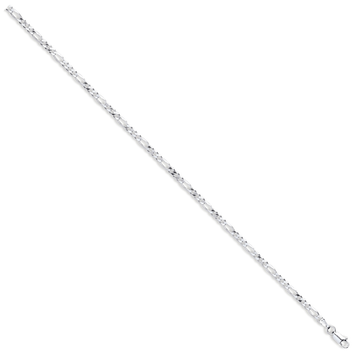 Silver 3mm Figaro Chain