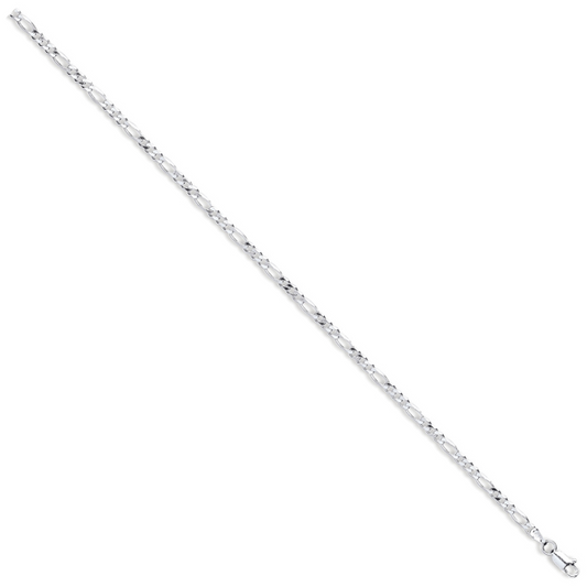 Silver 3mm Figaro Chain