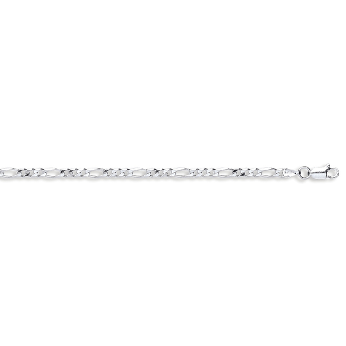 Silver 3mm Figaro Chain