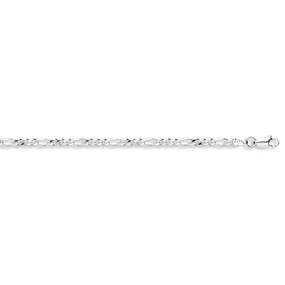 Silver 3mm Figaro Chain